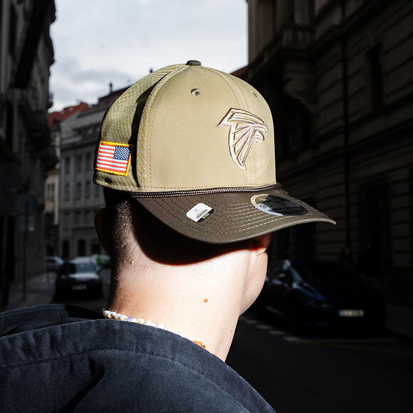 Kšiltovka New Era - NFL25 "Salute to Service" - 9SEVENTY Stretch-Snap - Atlanta Falcons