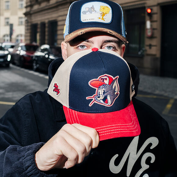 Kšiltovka Capslab Semi Curved Premium Tom & Jerry X Capslab