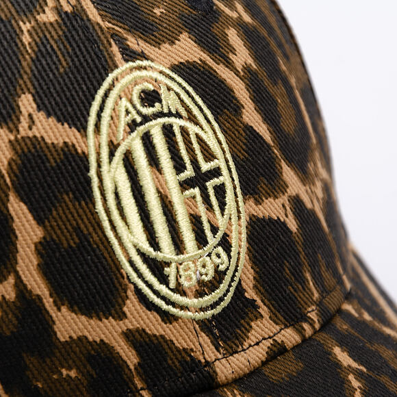 Dámská Kšiltovka New Era -  Leopard 9FORTY - Ac Milan - Brown