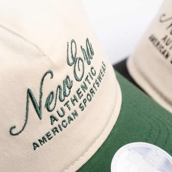 Dámská Kšiltovka New Era - Branded Script 9TWENTY A-Frame - Cream