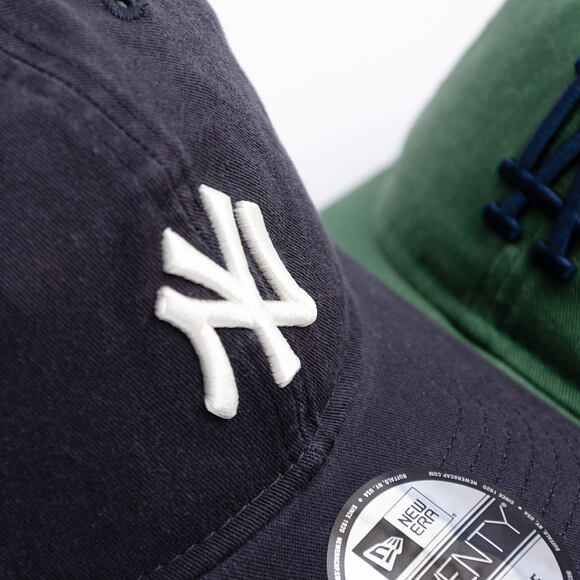 Kšiltovka New Era - MLB Washed Script 9TWENTY - NY Yankees - Navy