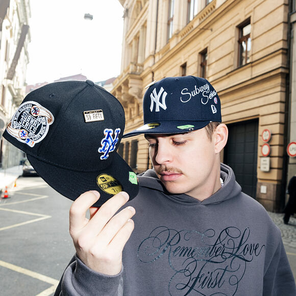 Kšiltovka New Era - MLB IMAGE DROP - Subway Series 59FIFTY - NY Mets - Black