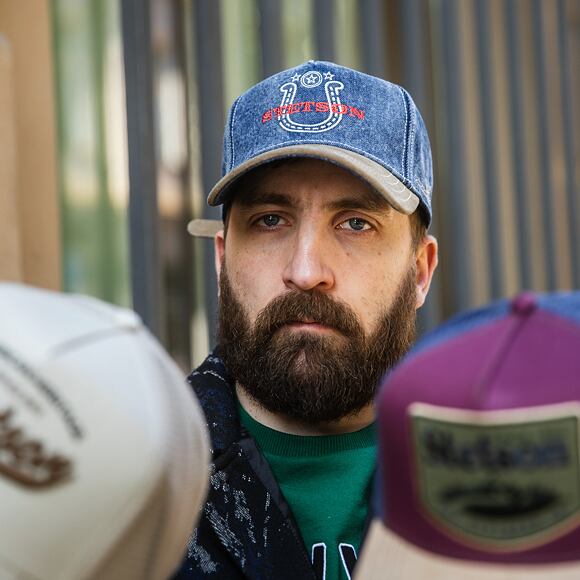 Kšiltovka Stetson - Trucker Cap - Denim Western - 26