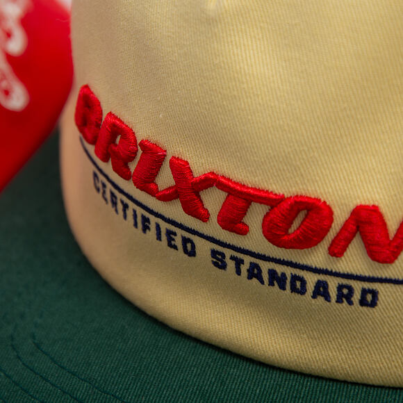 Kšiltovka Brixton - Certified LP Dadcap - Washed Yellow/Medite