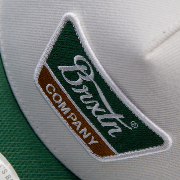 Kšiltovka Brixton - Linwood MP Snapback - Off White/Primal Green