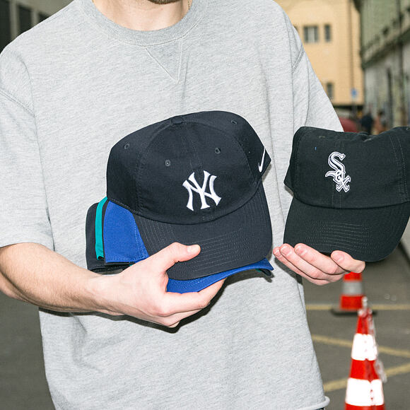 Kšiltovka Nike - Club Unstructured - New York Yankees - Pitch Blue 4FA
