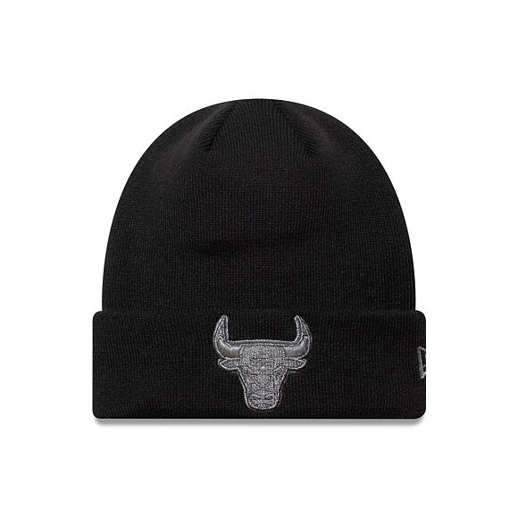 Kulich New Era - NBA Metallic Beanie Medium Knit - Chicago Bulls - Black