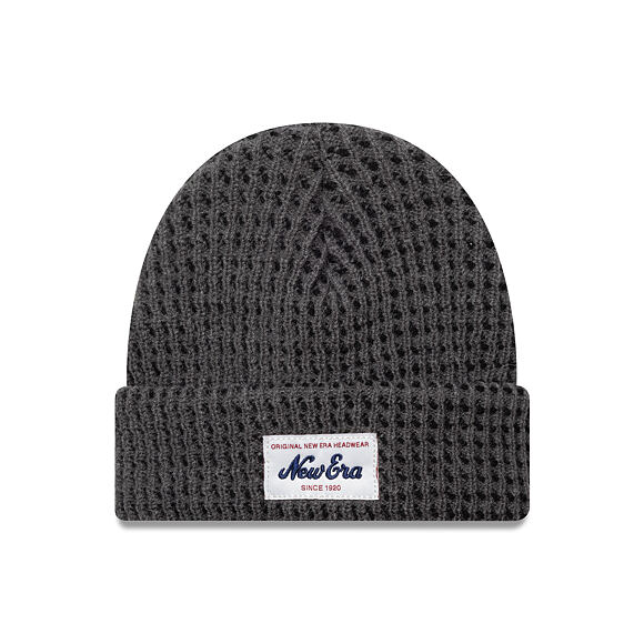 Kulich New Era - Branded Short Waffle Beanie Thin Knit - Grey