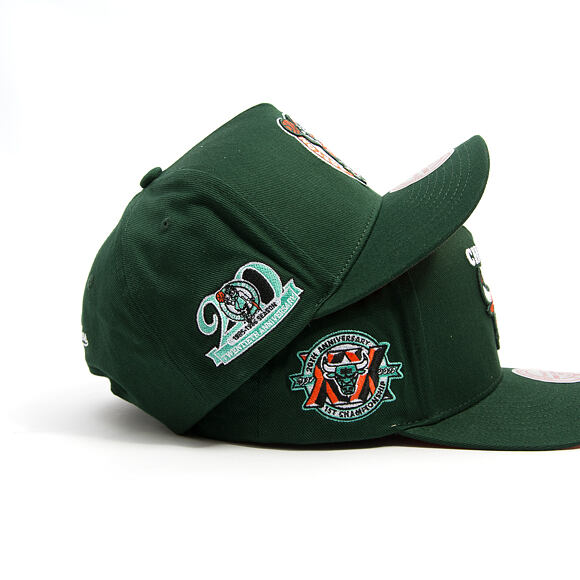 Kšiltovka Mitchell & Ness - NBA - Emerald Slam - Boston Celtics - Green/Orange