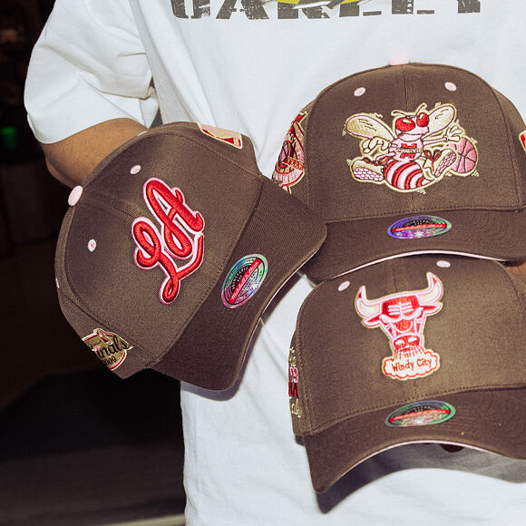 Kšiltovka Mitchell & Ness - NBA - Brown Sugar Bacon - Los Angeles Lakers - Brown