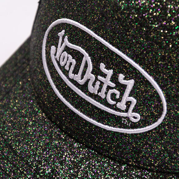 Kšiltovka Von Dutch - Trucker - Glitter - Black