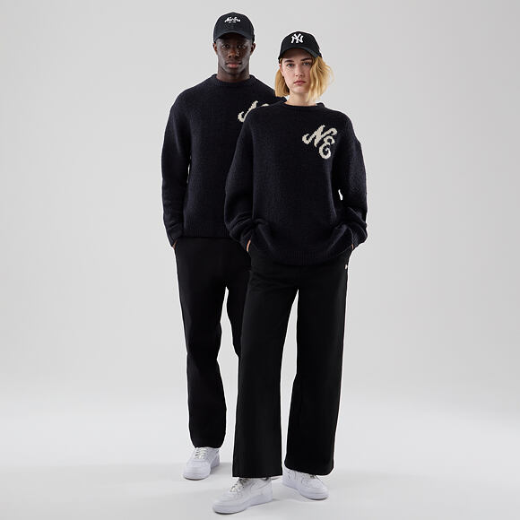 Svetr New Era - Branded Seasonal Knit Sweater - Navy