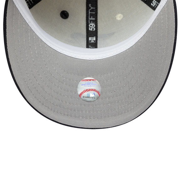 Kšiltovka New Era - MLB Cooperstown Pin 59FIFTY - Texas Rangers - Navy / Cream