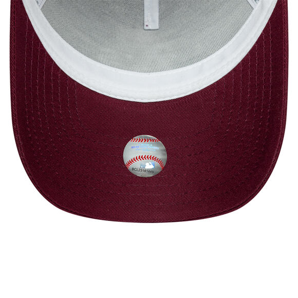 Kšiltovka New Era - MLB Essential 9FORTY A-Frame Trucker - Oakland Athletics - Burgundy