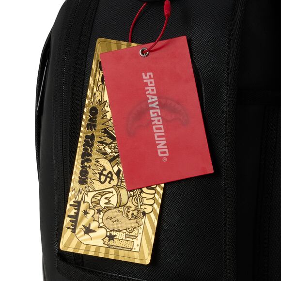 Batoh Sprayground - Blacked Out Metallic Drip Backpack