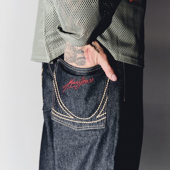 Džíny Karl Kani - Kani Jeans Rinsed Relaxed Baggy Jeans