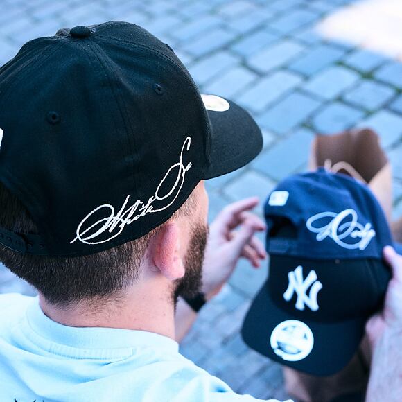 Kšiltovka New Era - MLB Side Script 9FORTY M-CROWN - Chicago White Sox - Black