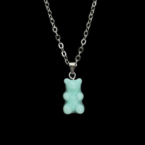 Řetízek Fainz - Mono Bear Chain - Light Blue Mono