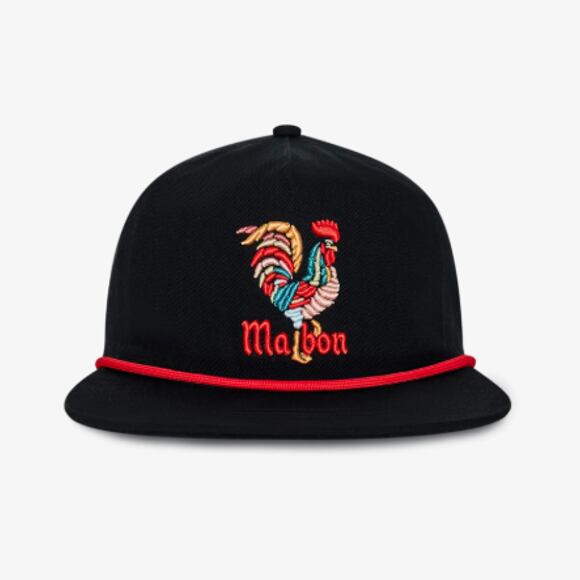 Kšiltovka Malbon - Rooster Snapback - Black