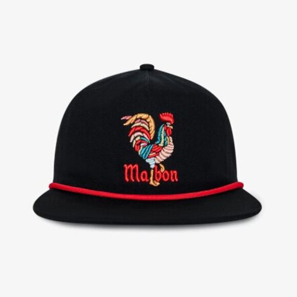 Kšiltovka Malbon - Rooster Snapback - Black