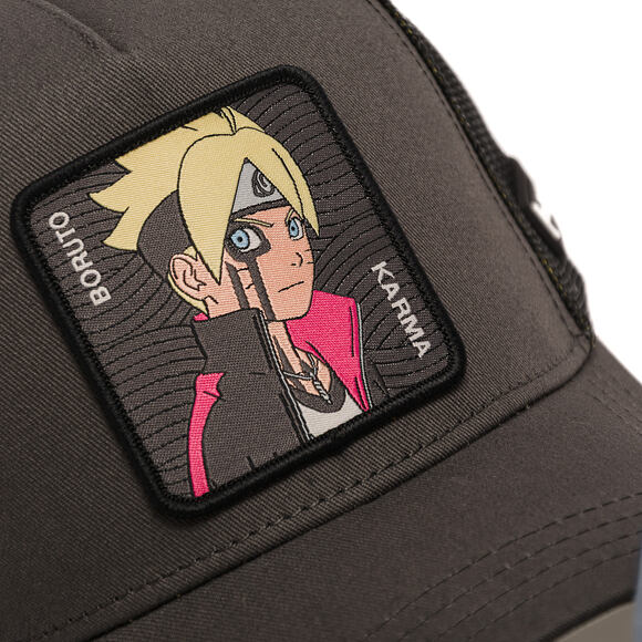 Kšiltovka Capslab - Boruto Trucker - Boruto Karma - Olive / Black