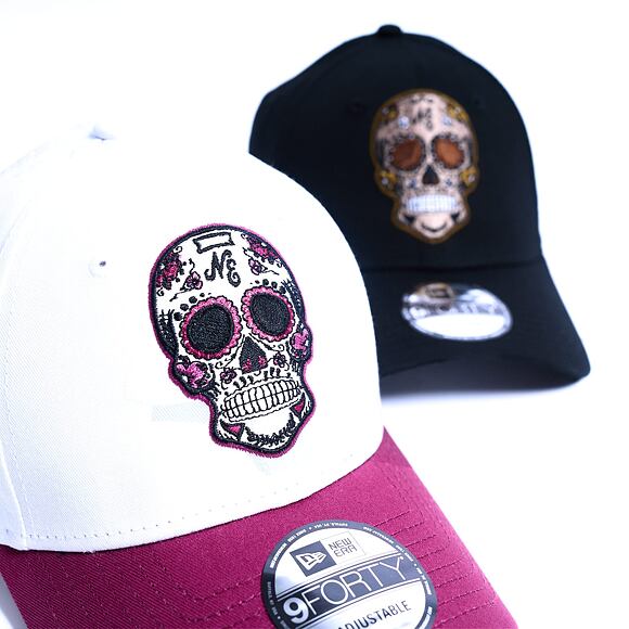 Kšiltovka New Era - Branded Skull Pack 9FORTY - Black / Brown