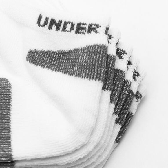 Ponožky Under Armour HeatGear 3 pack No Show White/Black