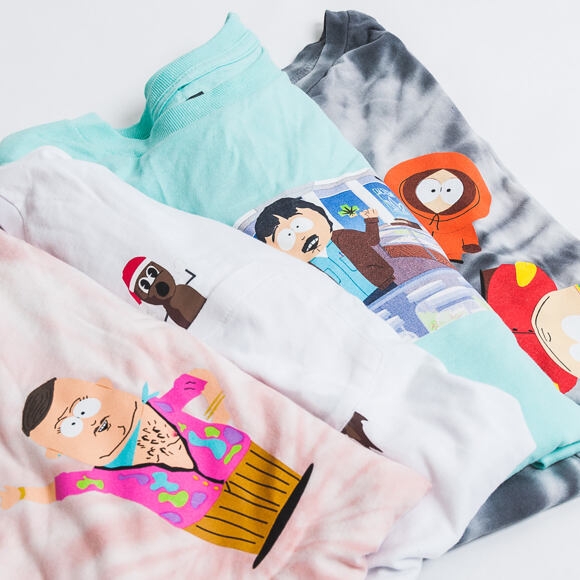 Triko S Dlouhým Rukávem HUF "South Park" Mr Hanky L/S Pocket Tee White