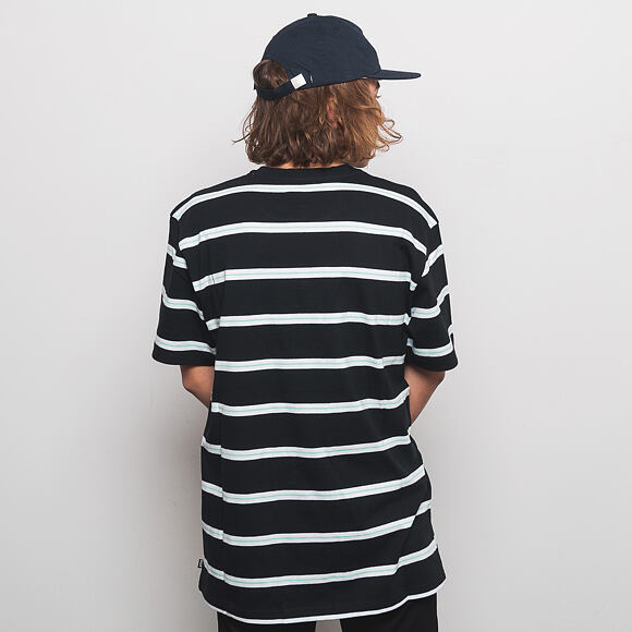 Triko HUF Golden Gate Stripe Black