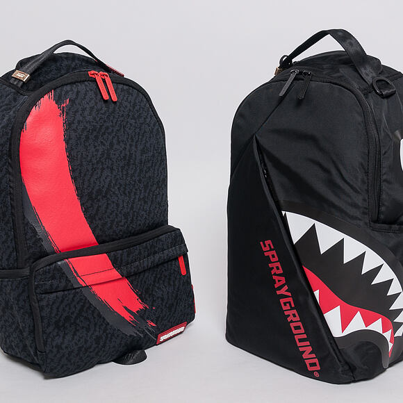Batoh Sprayground Angled Ghost Shark Snapbacks