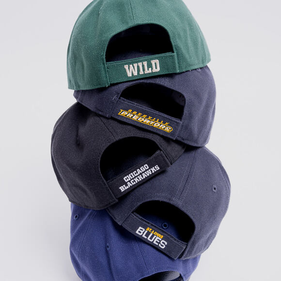 Kšiltovka 47 Brand Minnesota Wild MVP Dark Green Strapback