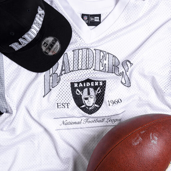 Triko New Era Oakland Raiders Team Established Jersey White