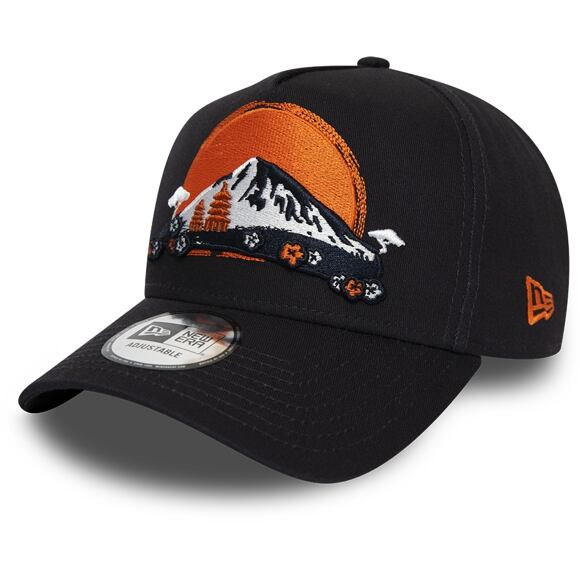 Kšiltovka New Era 9FORTY A-Frame Far East Navy/White/Orange