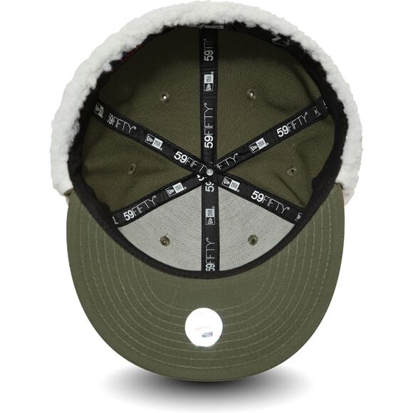 Kšiltovka New Era 59FIFTY Dogear League Essential New York Yankees New Olive/White