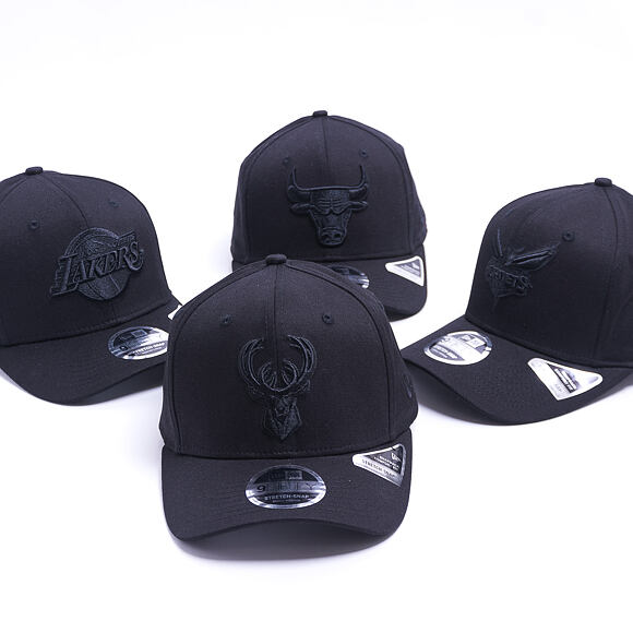 Kšiltovka New Era 9FIFTY Stretch-Snap Tonal Black Chicago Bulls - Black