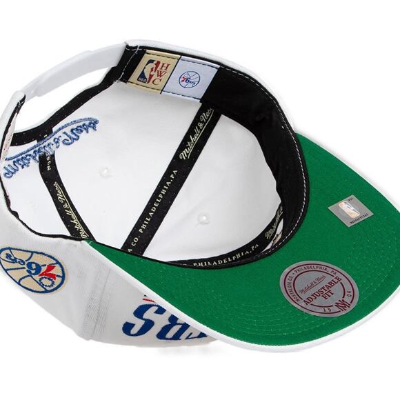 Kšiltovka Mitchell & Ness  Philadelphia 76ers Snapback Cap white Vintage Hoop