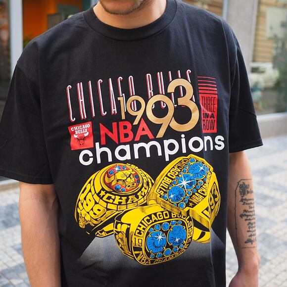 Triko Mitchell & Ness Chicago Bulls "Last Dance" 93 Champs Black