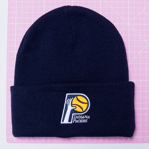 Kulich Mitchell & Ness Team Logo Cuff Knit Indiana Pacers