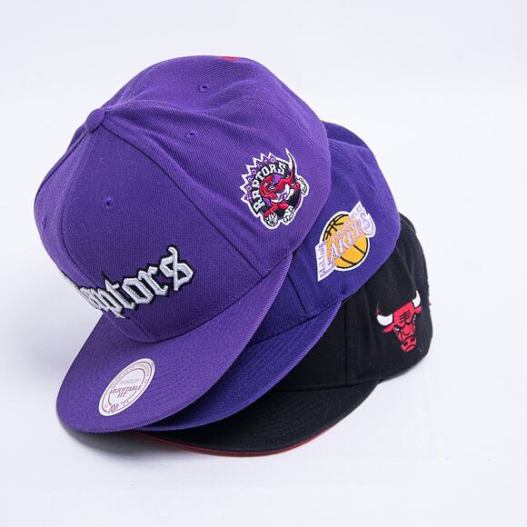 Kšiltovka Mitchell & Ness Old English Faded Snapback Toronto Raptors Purple