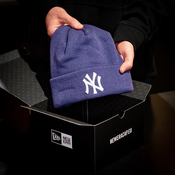 Dámský kulich New Era League Essential Knit Los Angeles Dodgers Graphite