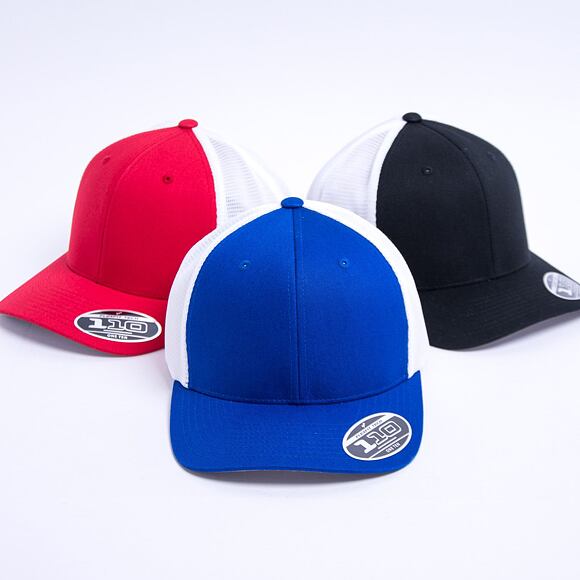 Kšiltovka Flexfit 110 Mesh Trucker Royal/White