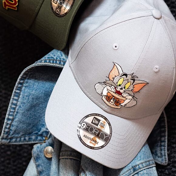 Kšiltovka New Era 9FORTY Tom and Jerry Tom & Jerry Strapback Gray