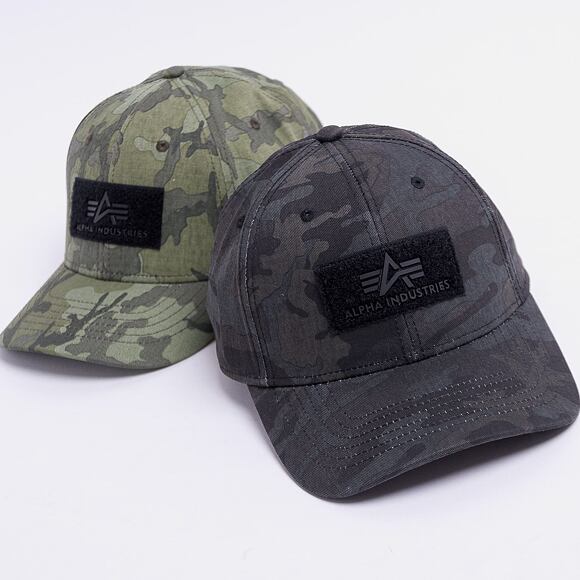 Kšiltovka Alpha Industries VLC Cap 168903 Black Camo