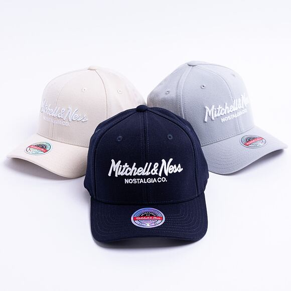 Kšiltovka Mitchell & Ness Pinscript Redline Snapback Branded Navy / White