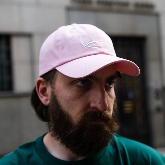 Kšiltovka Karl Kani Signature Cap rose