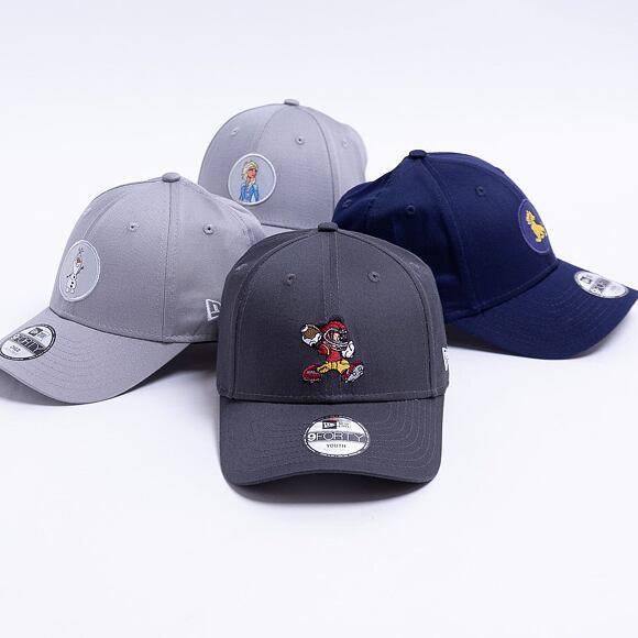 Dětská kšiltovka New Era 9FORTY Kids Character Sports Mickey Mouse Strapback Graphite