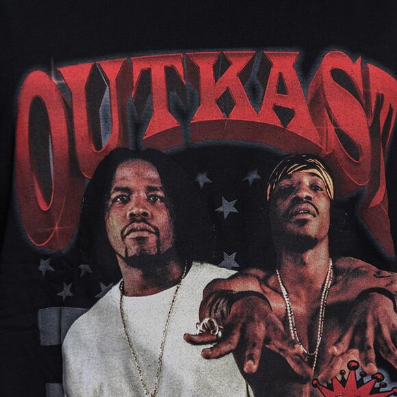 Triko Mister Tee Outkast - Stankonia Oversized Black MT1836