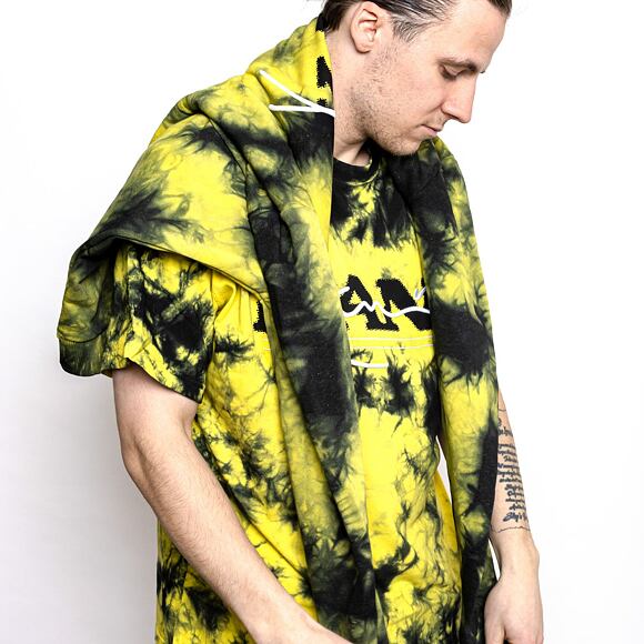 Triko Karl Kani 6033280 KK Retro Tie Dye Tee Yellow/Black KM214-063-1