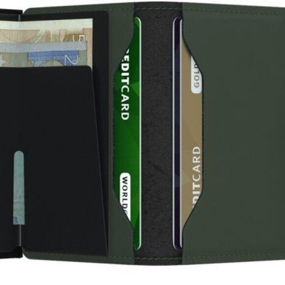 Peněženka Secrid Miniwallet Matte Green / Black