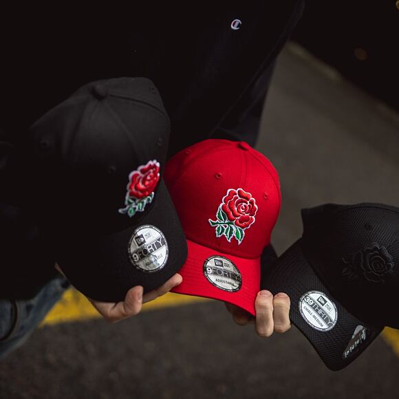 Kšiltovka New Era 9FORTY Cotton Rugby Footbal Union Strapback Black